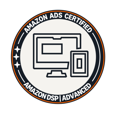 Amazon DSP Advanced Certification badge